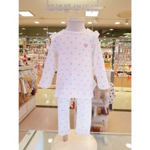 [뉴코아창원]아가방@@블리내의##신축성 좋은 원단에 미니하트문양의 러블리한 내의