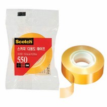 스카치 다용도 테이프 리필 12mm x 20m, 3개
