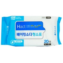 맑은하루 핵트 베이킹소다 청소포 20매 30cm x 20cm, 1