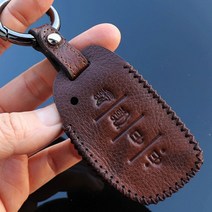 그랜드카니발 스마트키케이스 차 321220EA, 럭키쿠팡 기아4버튼D타입_브라운, 럭키쿠팡 본상품선택