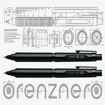 펜텔 오렌즈 네로 샤프 0.3MM 0.5MM팬텔 pentel 고급 수입 비싼-735056NH, 요모조모쿠 0.5MM, 요모조모쿠 본상품선택