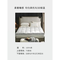 프리미엄 구스토퍼 다운랜드 거위털 고급토퍼, 화이트(구스다운 거위털 콤비)