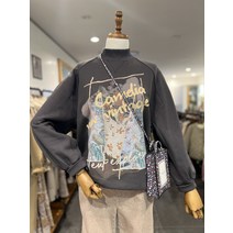 써스데이아일랜드 모크넥 턱 스웻셔츠(T218MST232W)(1272369)