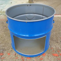 가마솥드럼통 드럼통난로 드럼통화덕 높이40cm 지름58cm, 1