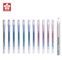 사쿠라 스타더스트 1.0mm 12색칼라 펜 빤짝이펜, 719 레드