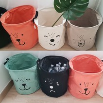 모던앳 북유럽 애니멀 패브릭 바스켓 라지, 라이트 그레이, 1개