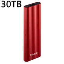 새로운 외장 플래시 드라이브 HDD 휴대용 1 테라바이트 SSD 2 4 8 HD 하드 디스크 USB3.0 스토리지 컴퓨터 노트북, red 30TB