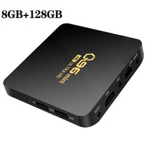 Q96 미니 스마트 TV 박스 안드로이드 10.0 Amlogic S905L 쿼드 코어 2.4G 와이파이 4K 셋톱 8GB + 미디어, 03 8GB 128GB_02 Eu 플러그