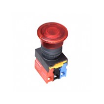 1A1B 푸쉬락 스위치 트랜스부착형 LED 램프 380V AC 22mm NS22-BER-L4A1A1B, 화이트 [NS22-BER-L4AW1A1B]