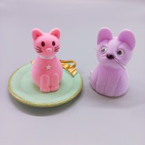 고양이 돌반지 케이스 돌반지함 백일아기 피어싱 귀걸이 보관함 반지함