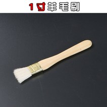 양털 브러시 프리미엄 라텍스 페인트솔 도료 나무자루 소프트 떨어지지 않음 벽 청결 도색브러쉬 도구 2638987080, 1, 1인치