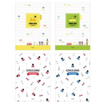 800중고노트 영어/ 내지24매 10권세트 펜피아 중고등학생 영어노트 알파벳 남학생용 여학생용 남녀공용 문구 학용품 졸업 입학 선물