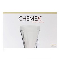 Chemex 케멕스 반달형 화이트 필터 FP-2, 없음, 1개