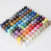 60수3합 재봉실 - 100컬러 1500m 오버록사 오버록실, 510다홍