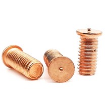 스팟용접기 5/10/25pcs M3 M10 탄소강 황동 구리 도금 용접 나사 스터드 스폿 포인트 솔더 네일 볼트, 02 25pcs M4_02 6mm