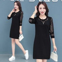 HOTLUX 레이스원피스 40대여성쇼핑몰 펀칭원피스 미니원피스193D