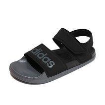 [아디다스] 아딜렛 샌들 블랙 남자 여자 스포츠 벨크로 여름 신발 FY8649