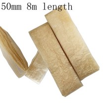 고기도구 30mm 50mm 소시지 포장 도구 메이커 기계 용 튜브 케이싱 핫도그 햄버거 요리, 직경 50mm 길이 8m