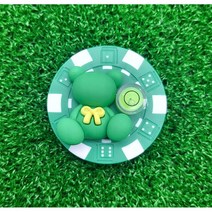 [캐디천사]경사수평 곰돌이 칩마크/골프악세사리 라운딩용품 골프볼마커, 곰돌이-그린