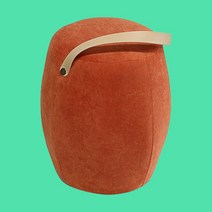 상상속마켓 쇼파발받침 등받이없는의자, 오렌지