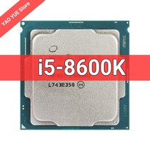 중고 i58600K i5 8600K 3.6 GHz 6 코어 6 스레드 CPU 프로세서 9M 91W LGA 1151