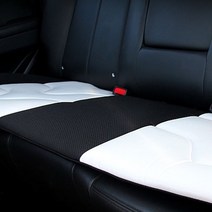 노블엔젤 메쉬 소재 와이드형 자동차방석, 그레이, 1개