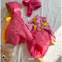 유아 아동 스키복 세트 키즈 썰매복 어린이 보드복 방한복 멜빵 방수 바지