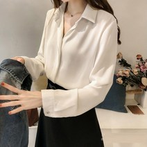 [지지아나] 지지아나 봄 가을 카라 블라우스 오피스룩