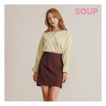 숲 하이웨이스트 미니스커트(SV8SR06)_Z6D9