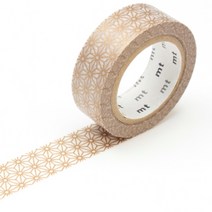 MT 마스킹테이프 Deco 01D214 별 문양 금색 15mmX10M