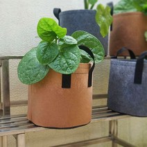 베란다 부직포 대파 텃밭 키우기 화분 40x30 10갤런, 2화분10갤런-그레이