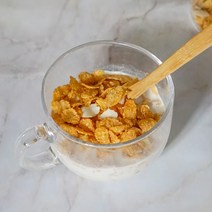 심플 아포가토잔 시리얼 머그컵 470ml 유리 그릇 빙수볼 요거트 아이스크림컵, 1개