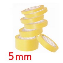 내열 마스킹 와시 테이프 5MM X 50M 도장테이프 작업용테이프