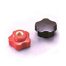 오각노브너트 (소) 육각 원형 pvc너트 너트손잡이, 오각 노브너트 (소) M6, 1개