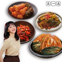 강성연 김치 4종 (포기 6kg+총각2kg+열무 2kg+무말랭이1kg)
