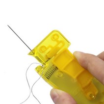 원터치 바늘귀꿰기 자동 실끼우기 실꿰는도구 옷수선 프랑스자수 실끼우개, 자동실끼우기, 1개