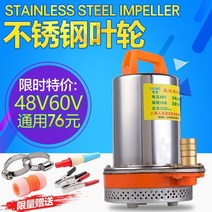 농업용양수기 지하수모터 엔진 소방 주유 미니 펌프 배터리 자동차 가뭄 방지 급수 농업, 2 인치 12v320w6m 케이블 스테인레스 스틸