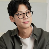 블루래빗 남녀공용 블루라이트차단 라운드 빈티지 뿔테안경