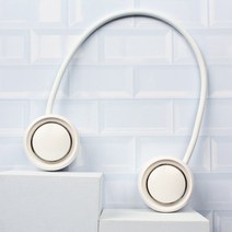nko 플렉스 휴대용 넥밴드 목걸이 선풍기 접이식 넥풍기 FNF1, 화이트