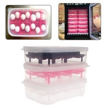 베타어항 구피 베타 미니 어항 세트 키우기 eggincubator 14 슬롯 전문 투명 커버 도마뱀 뱀 도마뱀 해칭 상자 케이스 트레이 플라스틱, 분홍색