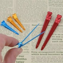 미용실 스틸 컷트핀 앞머리고정 헤어집게 삔 철 긴머리 뿌리볼륨 올림머리, 대형2P