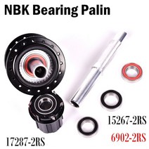 자전거 허브 nbk 베어링 palin 15267 또는 6902 또는 17287 koozer xm490 bm440 fastace novatec 2rs 실드 베어링 수리 부품, 6902-2rs