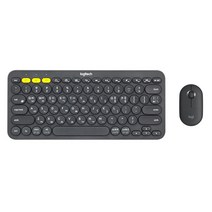 로지텍코리아 K380 블루투스 키보드 한글 + M350 마우스 세트, 블랙그레이 세트
