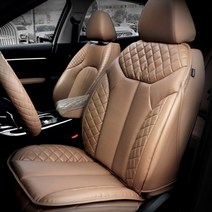 그랜드카니발시트커버 카바 열선 온열 필수, 3인방석, 새들브라운