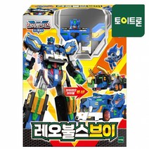 미니특공대 브이레인저스 볼트 레전드킹 레오불스브이 로봇장남감, 혼합색상, 상세 설명 참조