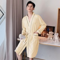 샤워 가운 자주 입는 골프장 3초 목욕 모텔 까운 베스 극세사 골프 로브 바스 호텔 199, L, KYKS-2116남성 베이지