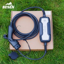 베센 전기차충전기 가정용 완속 충전케이블 16A 220V 5핀 비상용 휴대용 이동형 충전기 5m
