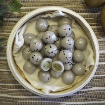 새알 옹심이 만두 고기 감자 옹심이 만두 1kg, 감자옹심이만두1kg+한우사골국400g(3팩)