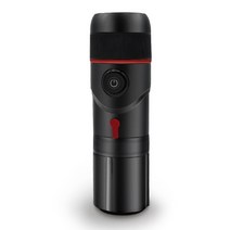 차량용 커피포트 카포트 휴대용 전기포트 차량 텀블러 Nespresso 에스프레소, 빨간