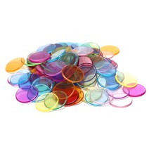 포커칩 카지노칩 세트 텍사스홀덤 보드게임 코인 100pcs 플라스틱 포커 칩 카지노 빙고 마커 토큰 재미 가족 클럽 장난감 크리 에이 티브 선물 poker chips set, 믹스 컬러